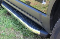 Running Boards suitable for Opel Antara 2006-2018 Ares chrome with T&Uuml;V