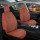 Sitzbez&uuml;ge passend f&uuml;r Dacia Dokker ab 2012 in Schwarz/Zimt Set New York