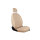 Seat covers for Dacia Sandero Stepway from 2009 in beige model New York