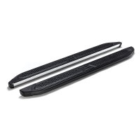 Running Boards suitable for Nissan Juke from 2010 Ares chrome with T&Uuml;V