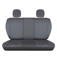 Seat covers for Fiat Freemont from 2011 in dark grey model New York
