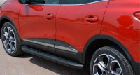 Trittbretter passend f&uuml;r Hyundai Santa Fe 2012-2018 Ares Schwarz mit T&Uuml;V