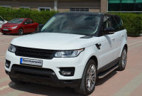Running Boards suitable for Range Rover Sport from 2013 Hitit chrome with T&Uuml;V