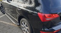 Running Boards suitable for Audi Q5 from 2008-2016 Hitit chrome with T&Uuml;V