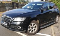 Running Boards suitable for Audi Q5 from 2008-2016 Hitit chrome with T&Uuml;V