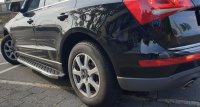 Running Boards suitable for Audi Q5 from 2008-2016 Hitit chrome with T&Uuml;V