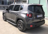 Running Boards suitable for Jeep Renegade from 2014 Hitit black with T&Uuml;V