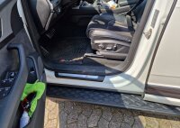 Running Boards suitable for Audi Q7 from 2015 Hitit black with T&Uuml;V
