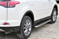 Running Boards suitable for Toyota RAV4 2016-2018 Hitit chrome with T&Uuml;V