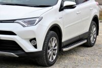 Running Boards suitable for Toyota RAV4 2016-2018 Hitit chrome with T&Uuml;V