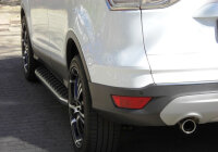 Running Boards suitable for Ford Kuga from 2013-2016 Hitit chrome with T&Uuml;V