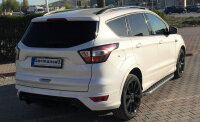 Running Boards suitable for Ford Kuga from 2013-2016 Hitit chrome with T&Uuml;V