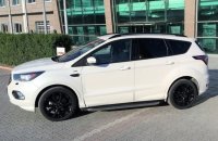 Running Boards suitable for Ford Kuga from 2013-2016 Hitit chrome with T&Uuml;V