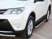 Trittbretter passend f&uuml;r Toyota RAV4 2013-2015 Hitit Chrom mit T&Uuml;V
