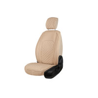 Seat covers for Land und Range Rover Velar from 2018 in beige model New York