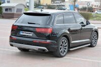 Trittbretter passend f&uuml;r Audi Q7 ab 2015 Hitit Chrom mit ABE