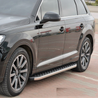 Trittbretter passend f&uuml;r Audi Q7 ab 2015 Hitit Chrom mit ABE