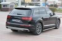 Running Boards suitable for Audi Q7 from 2015 Hitit chrome with T&Uuml;V