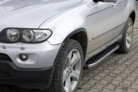 Running Boards suitable for BMW X5 1999-2006 Hitit chrome...