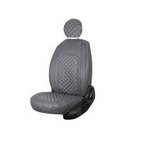 Seat covers for Mercedes Benz GL from 2006 bis 2012 in dark grey model New York