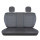 Seat covers for Mercedes Benz GLK from 2008 bis 2015 in dark grey model New York
