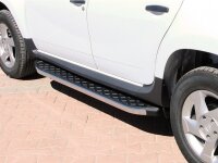 Trittbretter passend f&uuml;r Dacia Duster ab 2010-2017 Hitit Chrom mit ABE