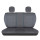 Seat covers for Mercedes Benz R Klasse from 2006 in dark grey model New York