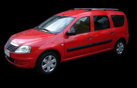 Roof Rails suitable for Dacia Logan MCV from 2006 - 2013 aluminum high gloss polished