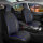Sitzbez&uuml;ge passend f&uuml;r Mercedes C-Klasse ab Bj. 2000 in Schwarz/Blau Set New York