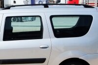 Roof Rails suitable for Dacia Logan MCV from 2006 - 2013 aluminum black