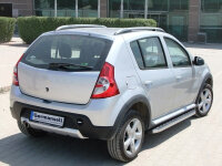Trittbretter passend f&uuml;r Dacia Sandero Stepway 2009-2021 Hitit Chrom mit T&Uuml;V