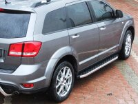 Running Boards suitable for Fiat Freemont from 2011 Hitit chrome with T&Uuml;V
