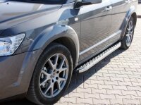 Running Boards suitable for Fiat Freemont from 2011 Hitit chrome with T&Uuml;V