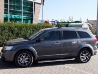 Running Boards suitable for Fiat Freemont from 2011 Hitit chrome with T&Uuml;V