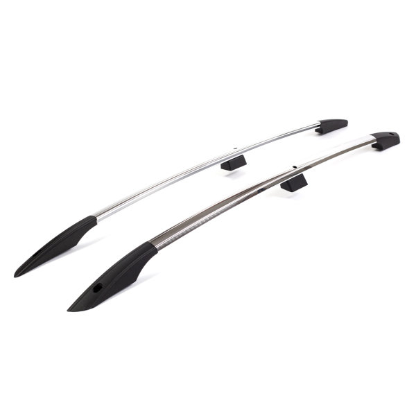Roof Rails suitable for Fiat Qubo from 2008 - 2016 aluminum high gloss polished