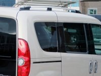 Roof Rails suitable for Fiat Doblo II long Cargo Maxi from 2010 aluminum high gloss polished