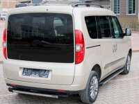 Dachreling passend f&uuml;r Fiat Doblo II ab Bj. 2010 Alu Schwarz