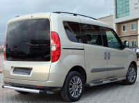Roof Rails suitable for Fiat Doblo II long Cargo Maxi from 2010 aluminium black