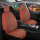 Seat covers for Nissan Qashqai from 2007 in cinnamon black model New York