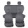 Seat covers for Nissan X Trail from 2007 in dark grey model New York