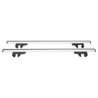 Roof racks Fiat Fiorino from year of construction 2008 made of aluminum in chrome 130cm
