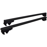 Roof racks Fiat Fiorino from year of construction 2008 made of aluminum in black 130cm
