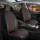 Sitzbez&uuml;ge passend f&uuml;r Porsche Cayenne ab 2002 in Schwarz/Rot Set New York