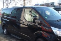 Dachreling passend f&uuml;r Ford Custom Transit Tourneo L1  Bj. 2012-2023 Aluminium Schwarz