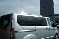 Dachreling passend f&uuml;r Ford Custom Transit Tourneo L1  Bj. 2012 - 2023 Aluminium Hochglanzpoliert