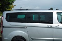 Dachreling passend f&uuml;r Ford Custom Transit Tourneo L2 ab Bj. 2012 Aluminium Schwarz