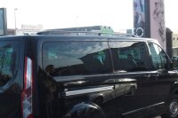 Dachreling passend f&uuml;r Ford Custom Transit Tourneo L2  Bj. 2012- 2023 Alu Schwarz