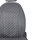 Seat covers for Skoda Kodiaq from 2017 in dark grey model New York