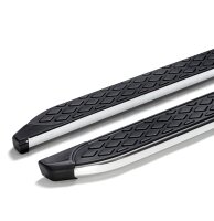 Running Boards suitable for Hyundai Santa Fe 2012-2018 Hitit chrome with T&Uuml;V