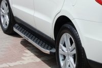 Running Boards suitable for Hyundai Santa Fe 2006-2012 Hitit chrome with T&Uuml;V